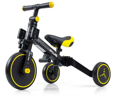 MILLY MALLY 5308 Rowerek 4w1 OPTIMUS Plus Black