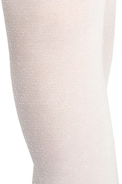 NOVITI RM010-G-01 Rajstopy Micro 40DEN Z Brokatem 140/146 - Białe