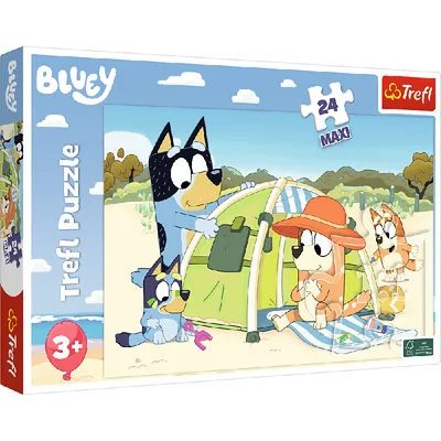 TREFL 14357 Puzzle 24 MAXI Wspaniały Dzień Bluey