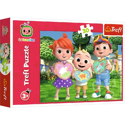 TREFL 18295 Puzzle 30 Cocomelon, Bawmy Się Razem !