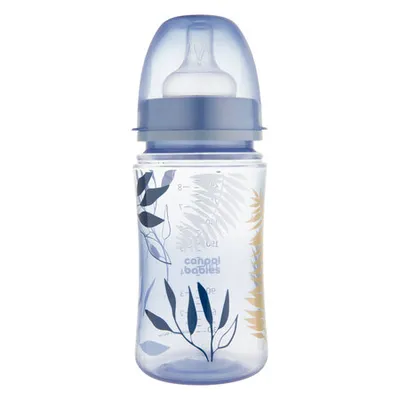 CANPOL 35/240 Butelka Antykolkowa EasyStart 240ml GOLD - Niebieska