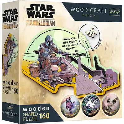 TREFL 20187 Puzzle Drewniane Star Wars 160 The Mandalorian - Zjednoczenie