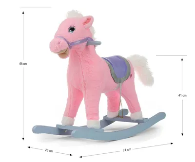 MILLY MALLY Koń Łatek Pink