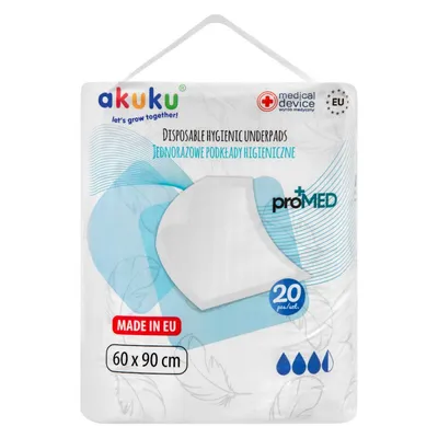 AKUKU A0144 Podkład Higieniczny Jednorazowy 60x90 cm ProMED 20 szt