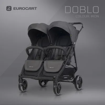 EURO-CART Wózek Dziecięcy DOBLO IRON