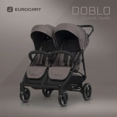 EURO-CART Wózek Dziecięcy DOBLO TAUPE