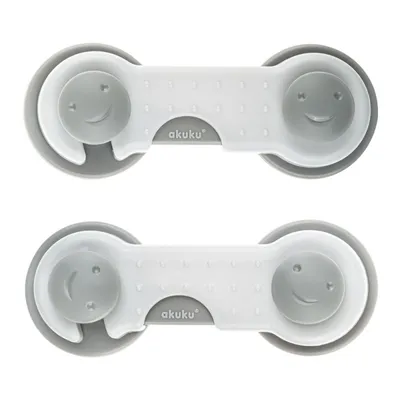 AKUKU A0649 Zabezpieczenia Uniwersalne Do Szafek 9 cm - Szare