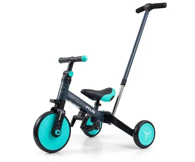 MILLY MALLY 5306 Rowerek 4w1 OPTIMUS Plus Mint
