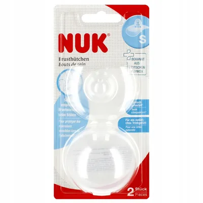 NUK 107052 Silikonowe Osłonki Brodawek Sutkowych S 2 szt