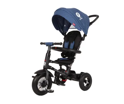 MILLY MALLY 3849 Qplay Rowerek Trójkołowy Rito Rubber Blue