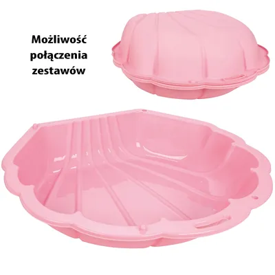 WOOPIE 31460 Piaskownica Muszelka - Różowa