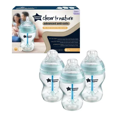 TOMMEE TIPPEE TTP422746 Butelka Plastikowa Anti-Colic 260 ml 3PAK