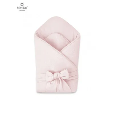KIECZMERSKI Rożek Standard Wiązany MIMINU SOFT 0-3M Pudrowy Róż