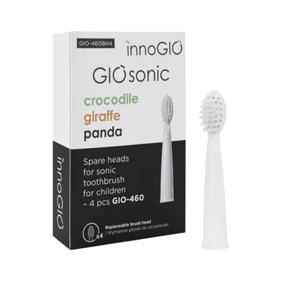 INNOGIO GIO-460BH4 Wymienne Główki Do Szczoteczek 4szt