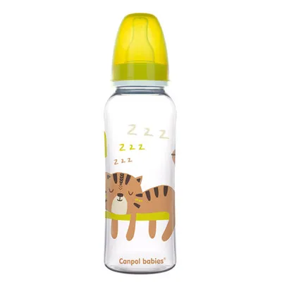 CANPOL 59/200 Butelka Wąska 250 ml PP Africa - Żółta