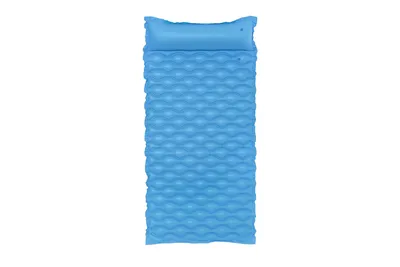 BESTWAY 44020 Dmuchany Materac Plażowy Zwijany 2,13x86 - Niebieski
