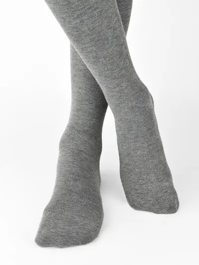 NOVITI RB004-G-05 Rajstopy Super Soft Melanż 116/122 - Grafitowy