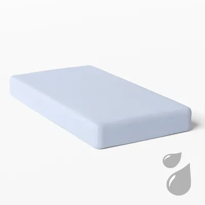 EWA 885227 Prześcieradło Nieprz. Bawełna Jersey 120x60 Jasny - Niebieski
