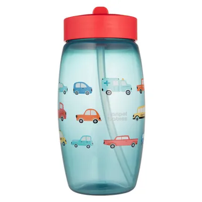 CANPOL 56/618_BLU Bidon Ze Składanym Ustnikiem 400 ml Samochody