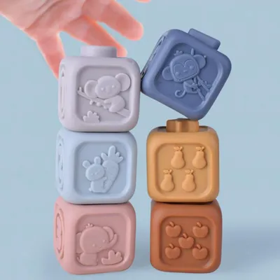 WOOPIE BABY 51725 Zestaw Piramidka Klocki Sensoryczne
