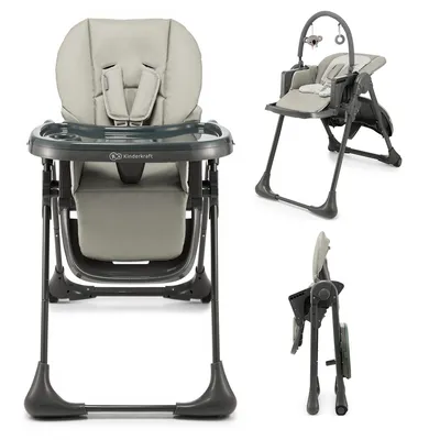 KINDERKRAFT Krzesełko Do Karmienia TUMMIE Grey