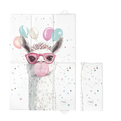 CEBA 305-000-782 Składana Mata Do Przewijania 40x60 Basic Crazy Llama