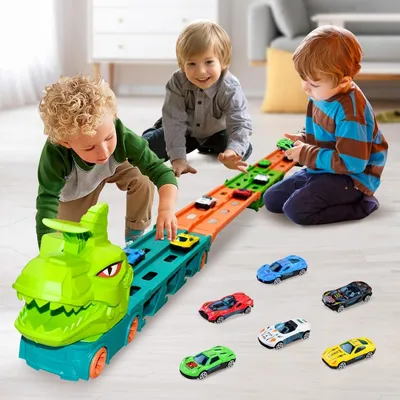 WOOPIE 50414 Ciężarówka Dinozaur Tor Dla Aut