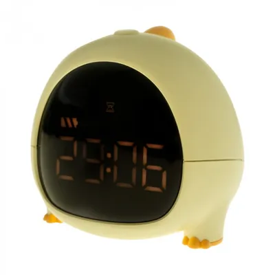 MARY'S MW20529 Budzik Mały Dino - Żółty