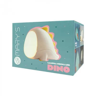 MARY'S MW20533 Lampka Nocna LED Dino - Różowy
