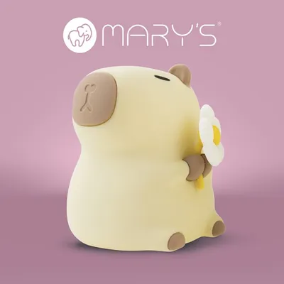 MARY'S MW61108 Lampka Nocna LED Kapibara Florystka