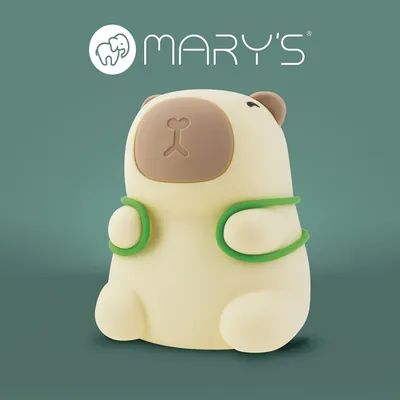 MARY'S MW61109 Lampka Nocna LED Kapibara Turysta