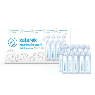 KATAREK Roztwór Soli Fizjologicznej 10x5ml NaCI 0,9%