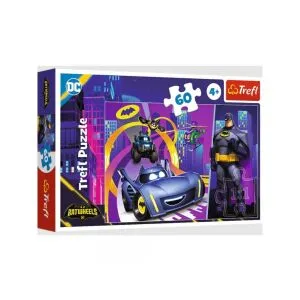 TREFL 17400 Puzzle 60 Batman I Jego Pojazdy