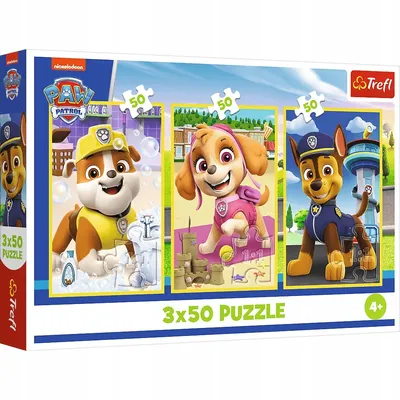 TREFL 34878 Puzzle 3x50 Nasze Pieski / Paw Patrol
