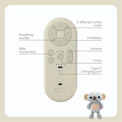 TINY LOVE TL130900 Oddychająca Przytulanka Koala Snuggly Buddy