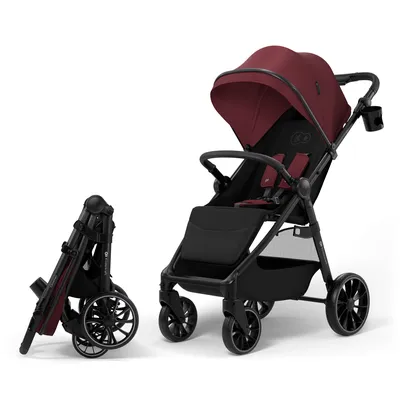 KINDERKRAFT Wózek Spacerowy GRANDE 2 Dark Ruby