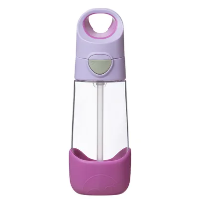 B.BOX BB001384 Butelka Tritanowa Ze Słomką 450 ml Sugar Plum