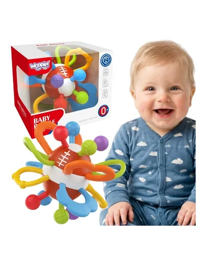 WOOPIE BABY 59486 Grzechotka Gryzak Sensoryczny Piłka