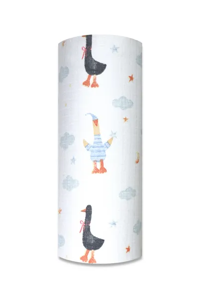 EGA Pielucha Tetra Druk 70x80 GĄSKA W PIŻAMIE 4244 Cena Za 1szt / Pakowane Po 5szt
