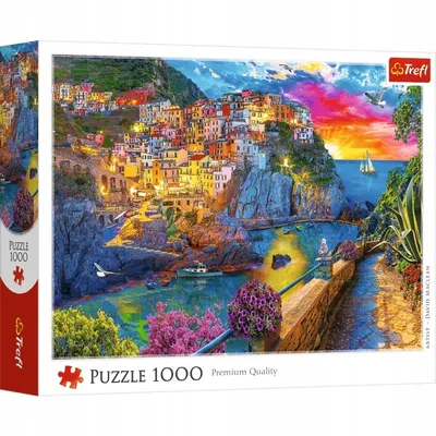 TREFL 10982 Puzzle 1000 Wieczorny Spacer Po Cinque Terre