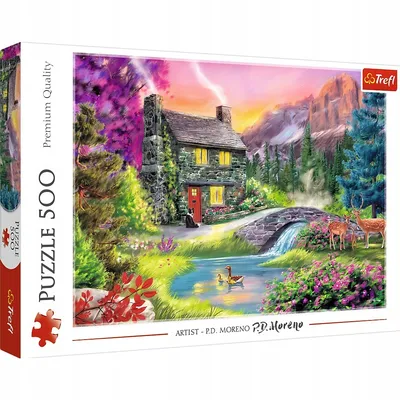 TREFL 37325 Puzzle 500 Górska Sielanka