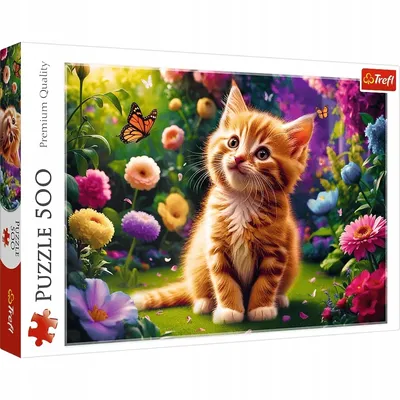 TREFL 37525 Puzzle 500 Uroczy Kotek