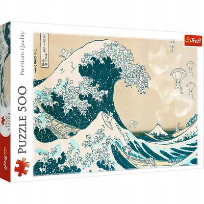 TREFL 37537 Puzzle 500 Wielka Kocia Fala