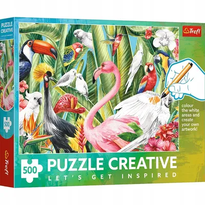 TREFL 37564 Puzzle 500 Rajskie Ptaki