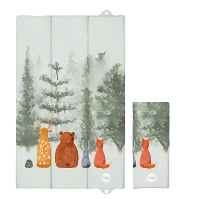 CEBA 307-000-838 Składana Mata Do Przewijania Duża 50x80 Basic Forest Companions