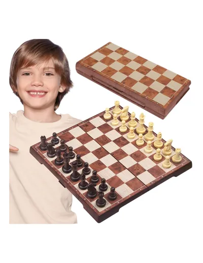 WOOPIE 57321 Klasyczne Szachy Warcaby 2w1