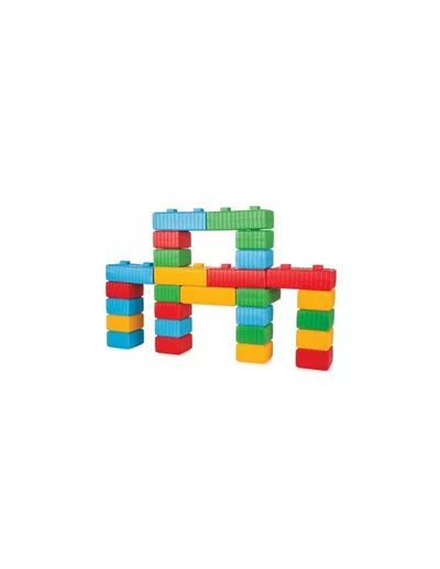 WOOPIE 46071 Klocki Konstrukcyjne Zestaw 43 el