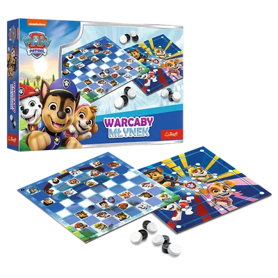 TREFL 02798 Gra Warcaby I Młynek Paw Patrol