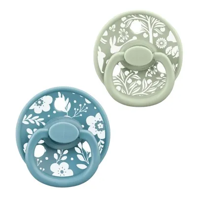 Mombella P01229 Smoczek Uspokajający Grzybek Fancy 2-PAK Nile Blue - Swamp