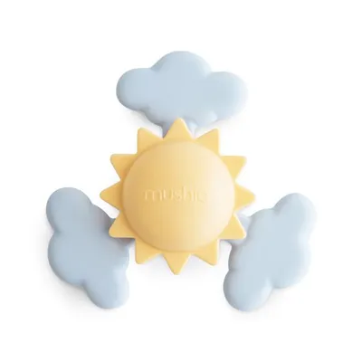 Mushie MU101584 Zabawka Z Przyssawką Spinner Dla Niemowlaka Sunshine